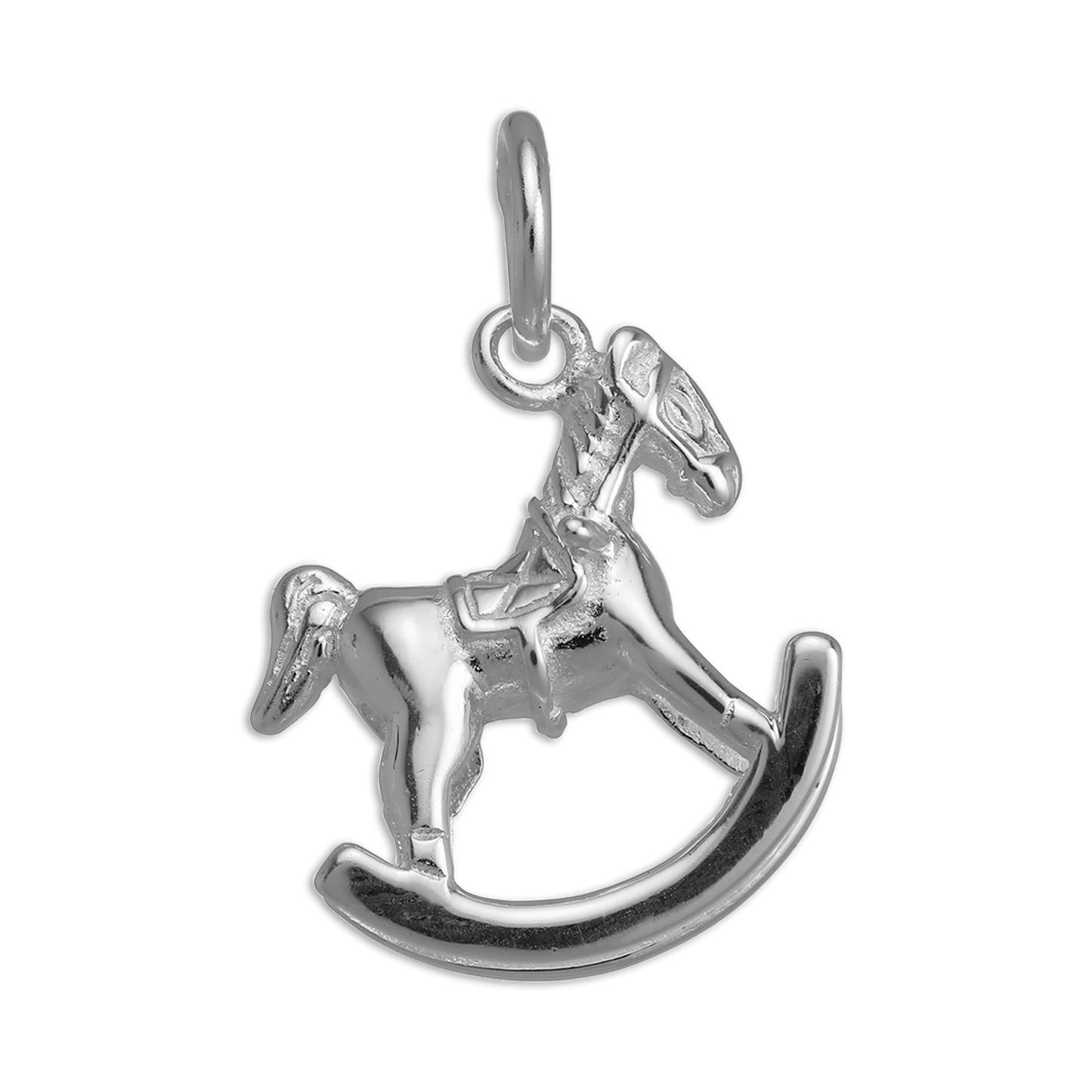 Sterling Silver Rocking Horse Charm