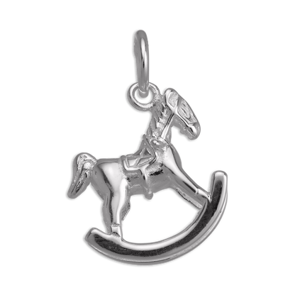Sterling Silver Rocking Horse Charm