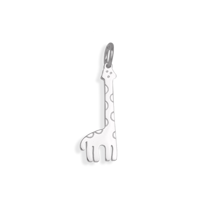 Sterling Silver Simple Giraffe Charm