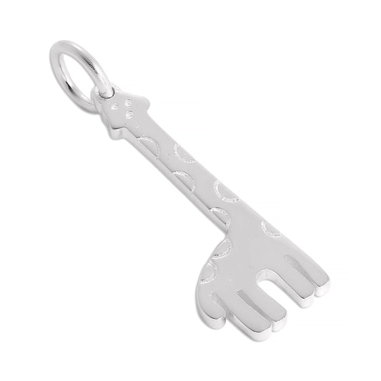 Sterling Silver Simple Giraffe Charm