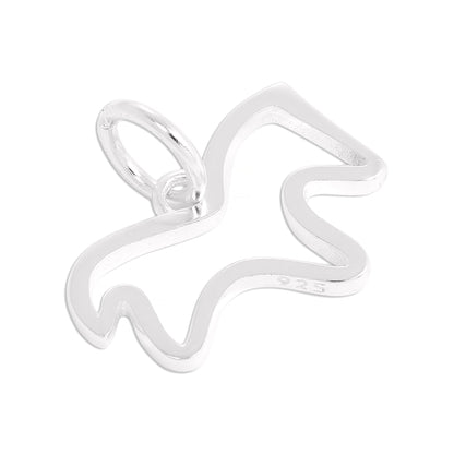 Sterling Silver Cut Out Horse Charm