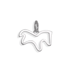 Sterling Silver Cut Out Horse Charm