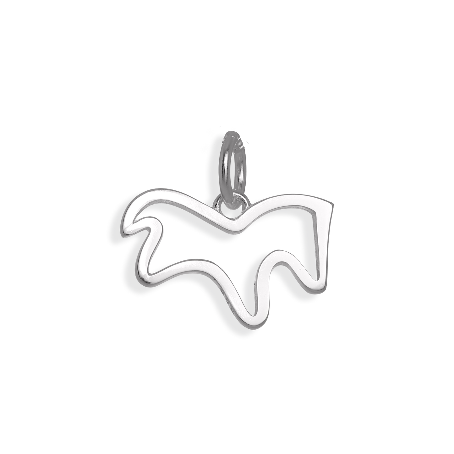 Sterling Silver Cut Out Horse Charm