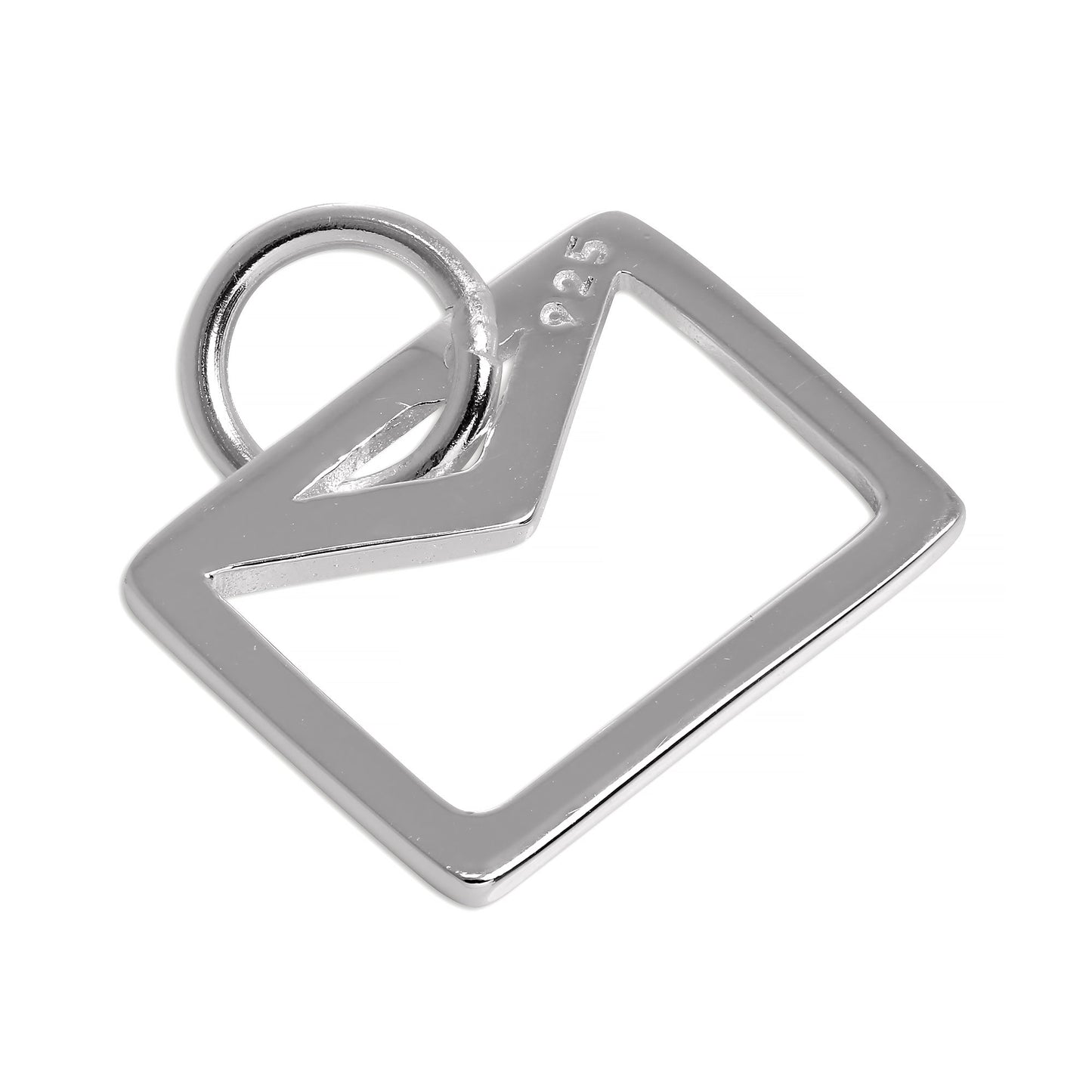 Sterling Silver Cut Out Letter Charm