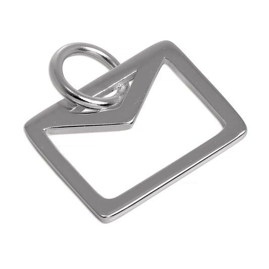Sterling Silver Cut Out Letter Charm