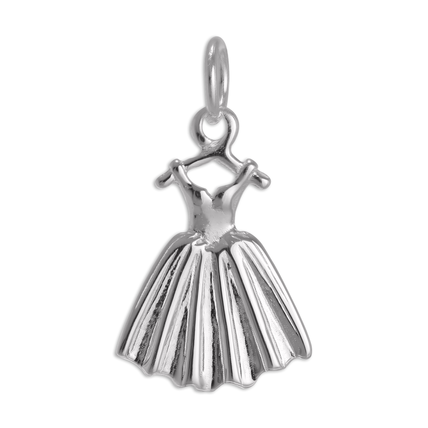 Sterling Silver Corset & Dress Charm