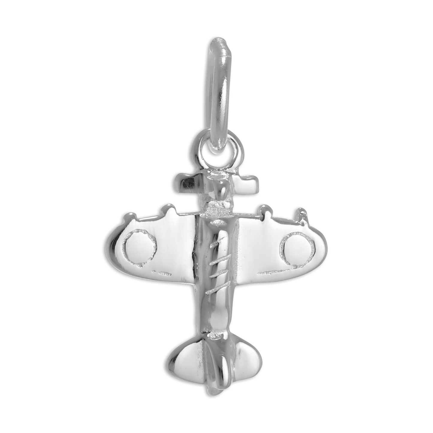 Sterling Silver Spitfire Plane Charm