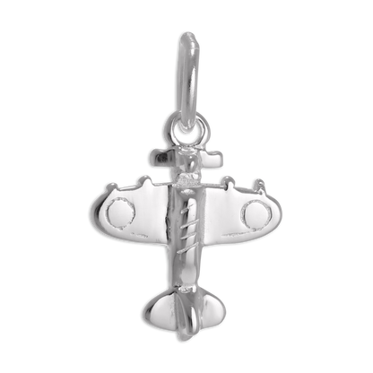 Sterling Silver Spitfire Plane Charm