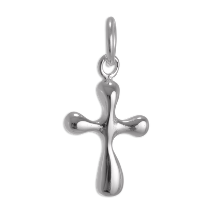 Sterling Silver 3D Cross Charm