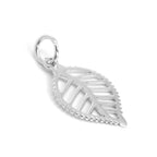 Sterling Silver Cut Out Leaf Charm