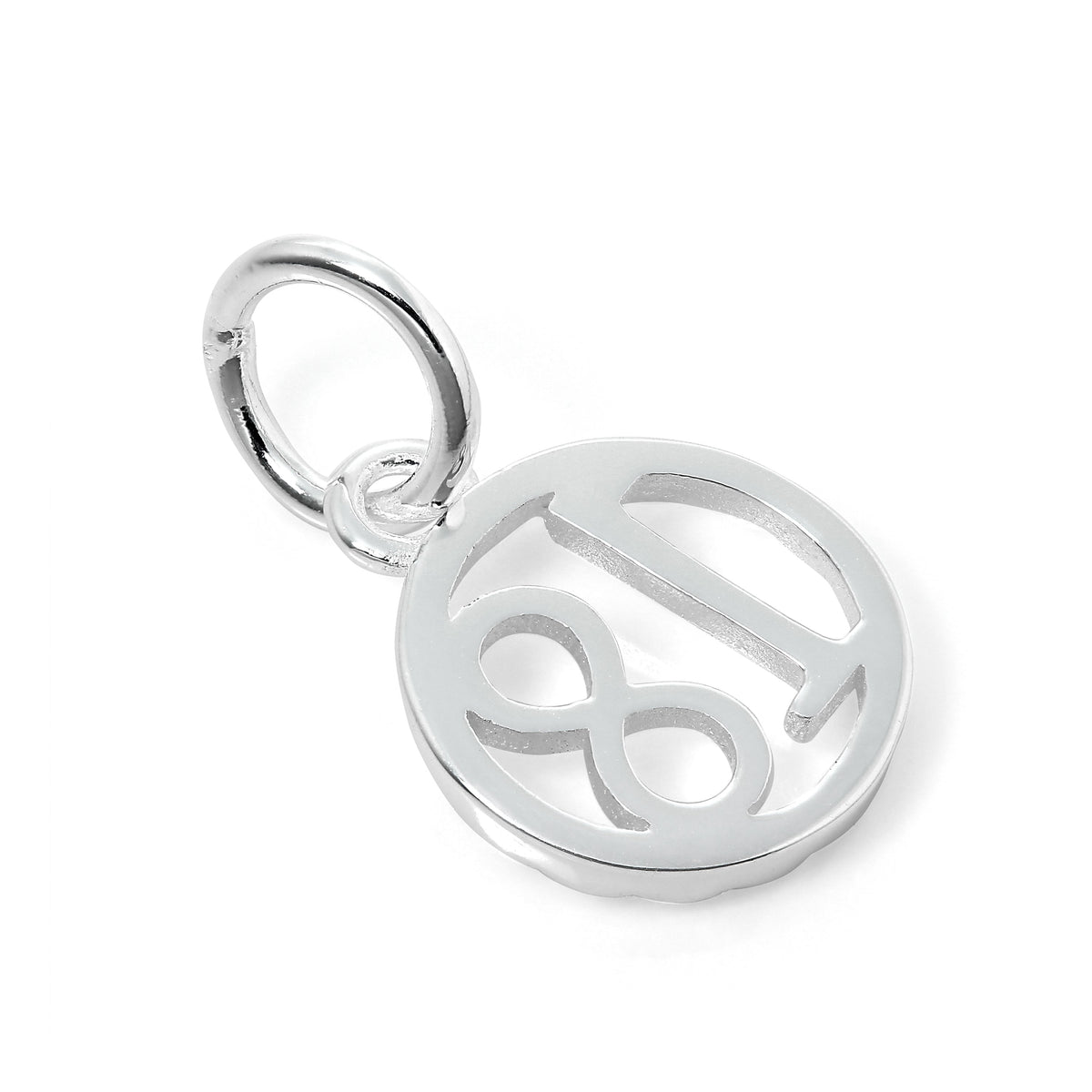 Sterling Silver 18th Birthday Disc Charm