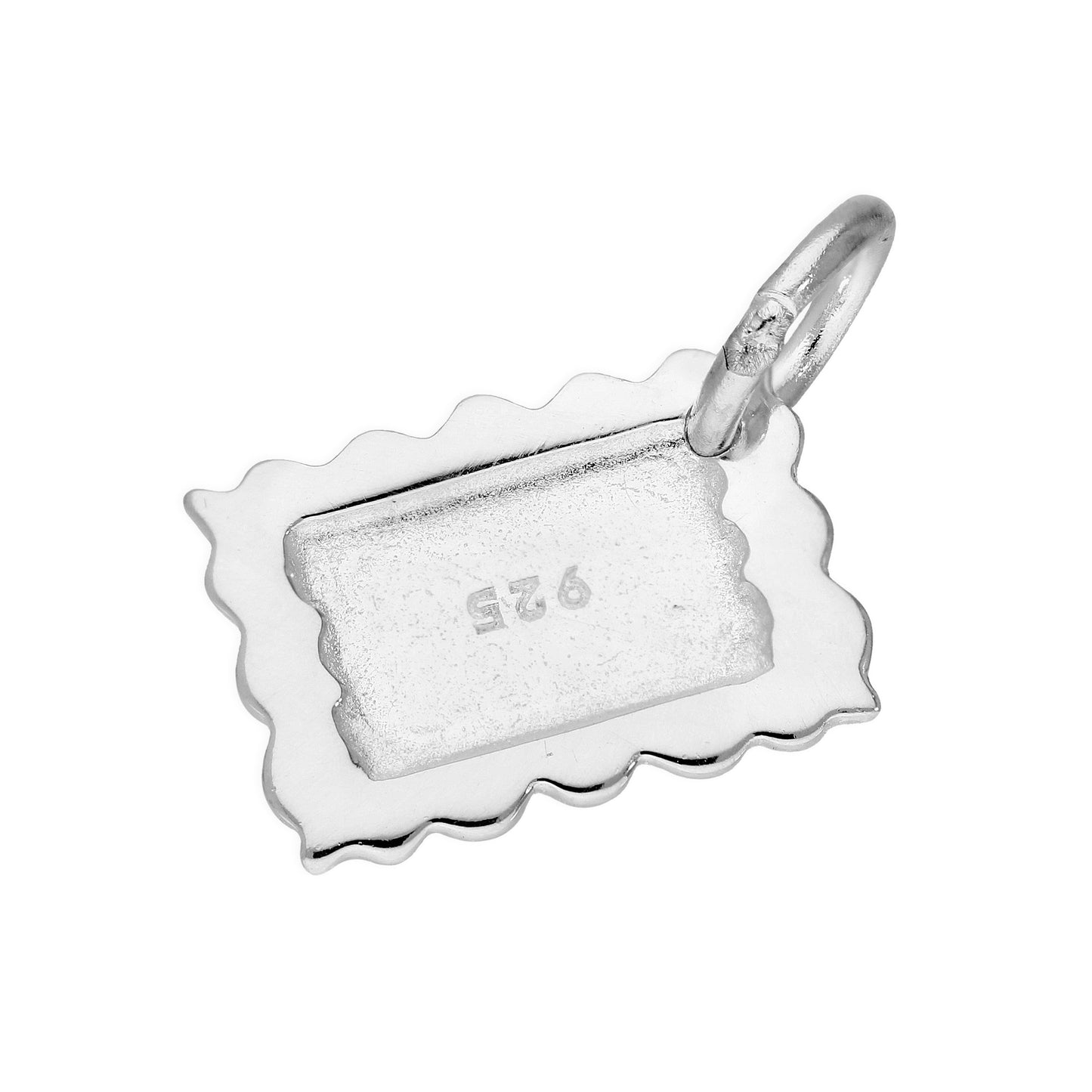 Fancy Sterling Silver I Love You Letter Charm