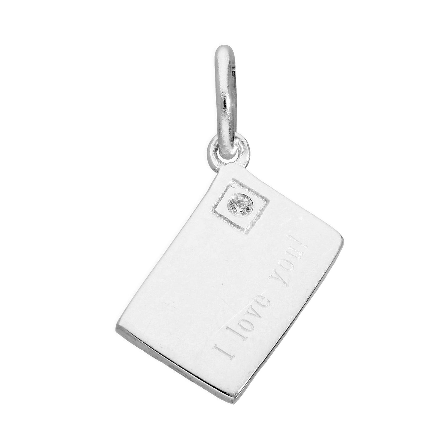 Sterling Silver I Love You Letter Charm
