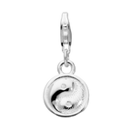Sterling Silver Yin & Yang Clip on Charm