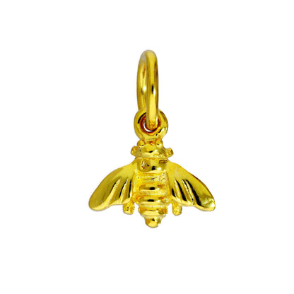 Gold Plated Sterling Silver Bumble Bee Charm
