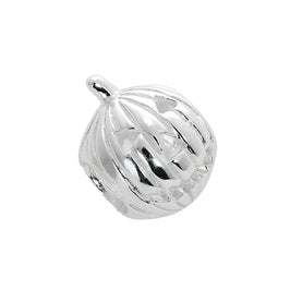 Sterling Silver Pumpkin Bead Charm