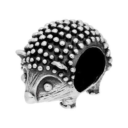 Sterling Silver Hedgehog Bead Charm