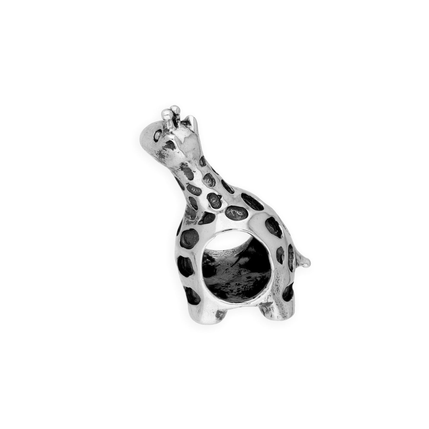 Sterling Silver Giraffe Bead Charm