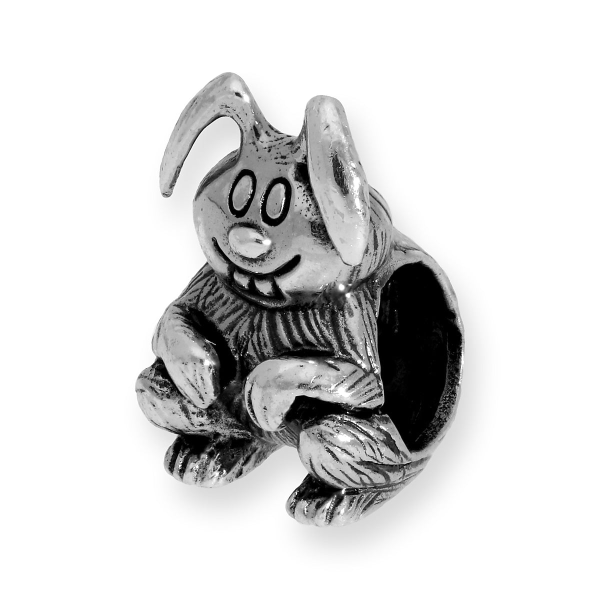 Sterling Silver Hare Bead Charm
