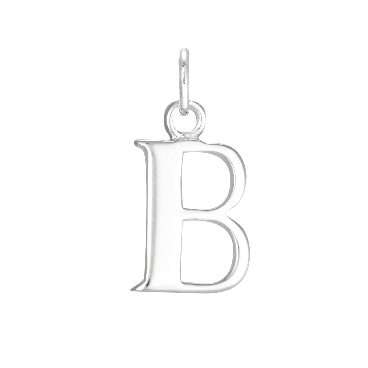 Sterling Silver Alphabet Letter Charm on Jump