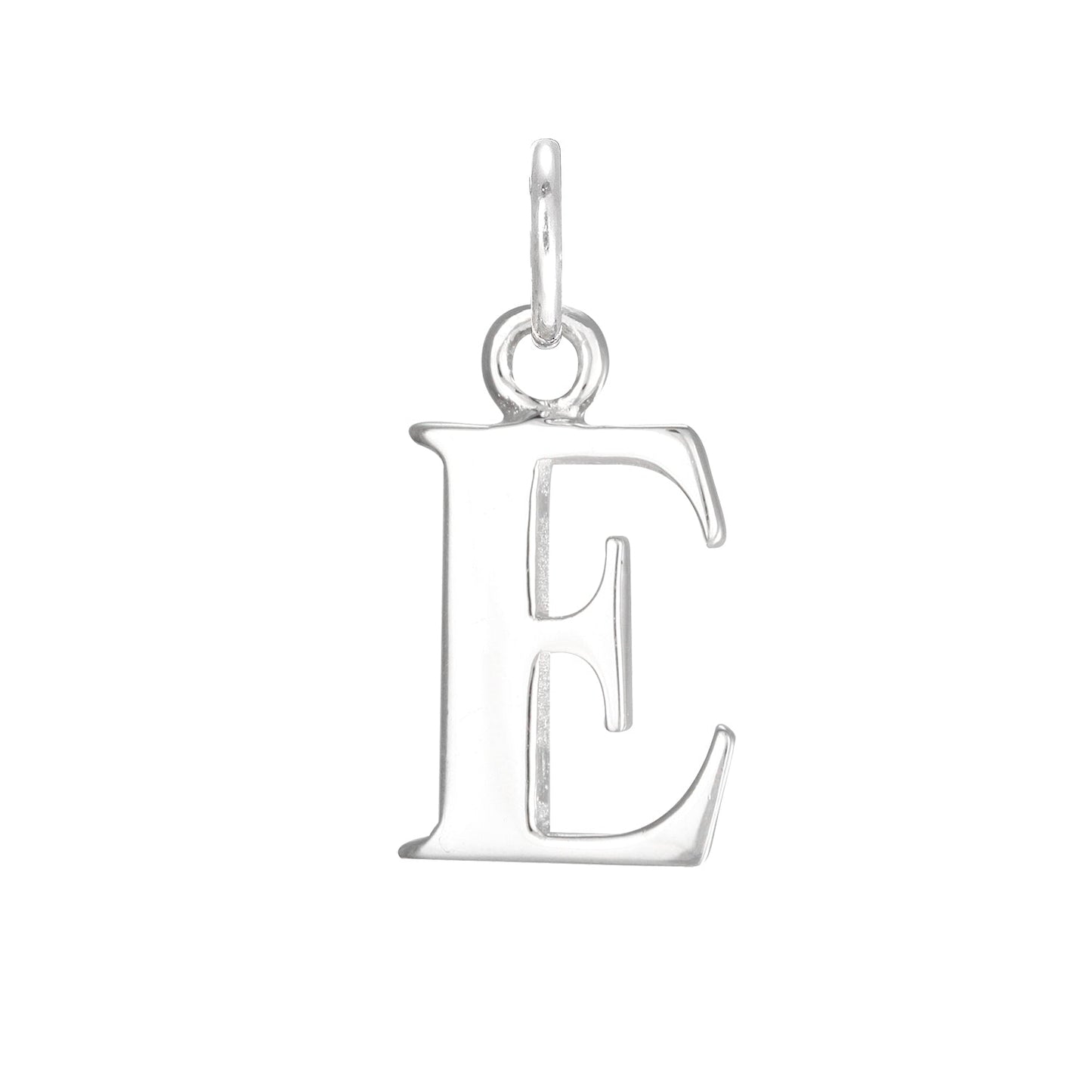 Sterling Silver Alphabet Letter Charm on Jump