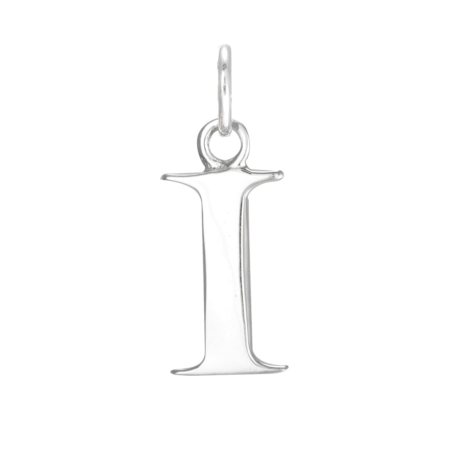Sterling Silver Alphabet Letter Charm on Jump
