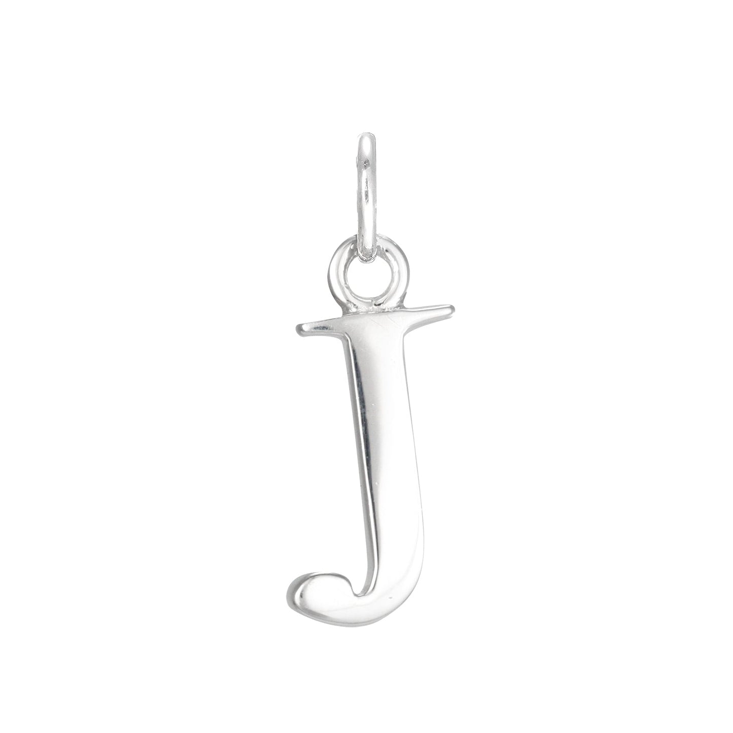 Sterling Silver Alphabet Letter Charm on Jump