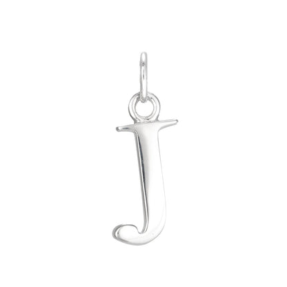 Sterling Silver Alphabet Letter Charm on Jump