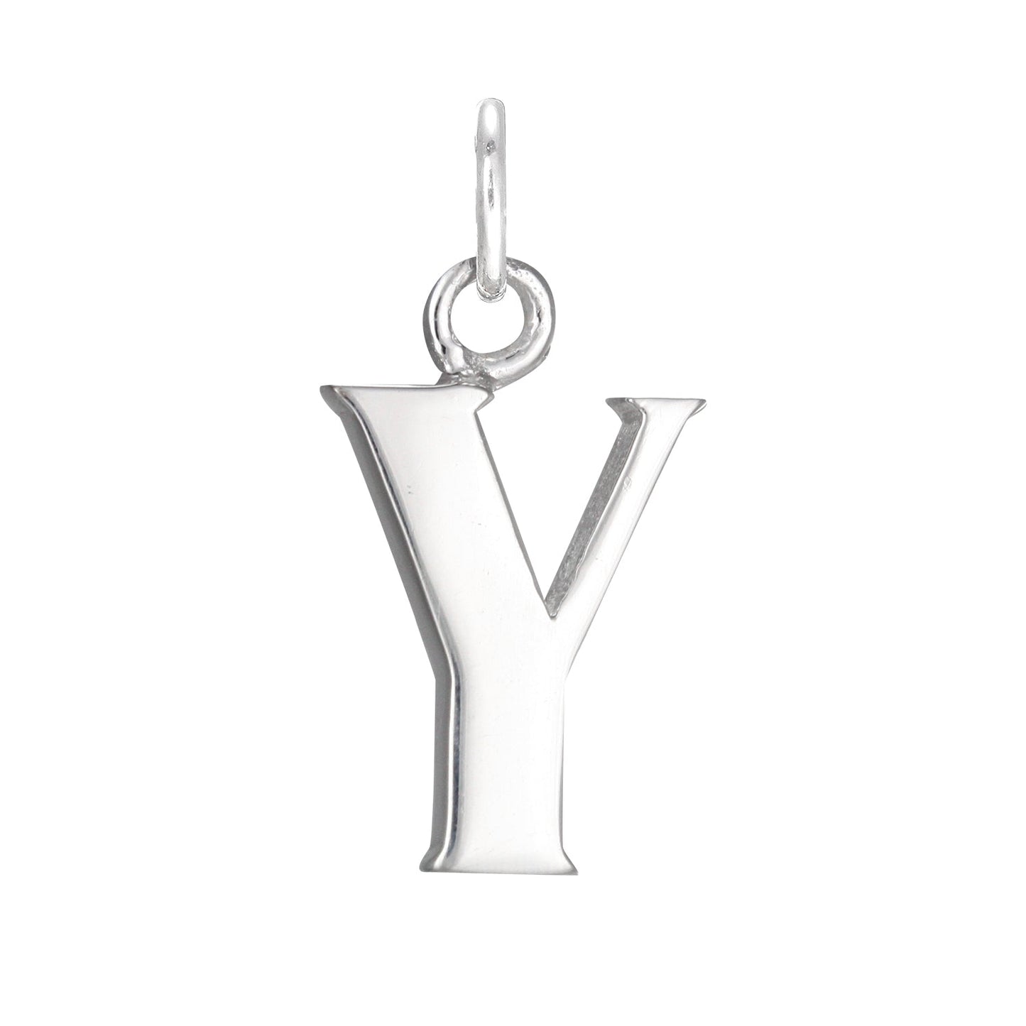Sterling Silver Alphabet Letter Charm on Jump