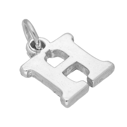 Sterling Silver Alphabet Letter Charm A - Z