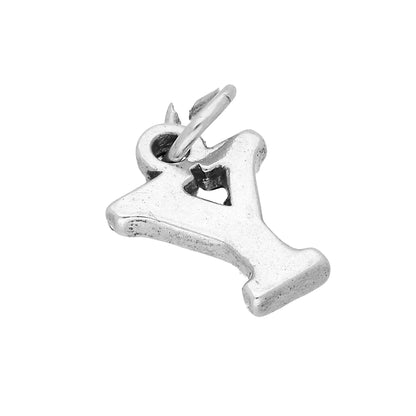 Sterling Silver Alphabet Letter Charm A - Z