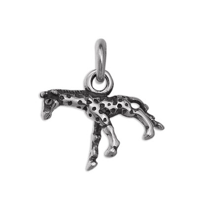 Small Sterling Silver Giraffe Charm
