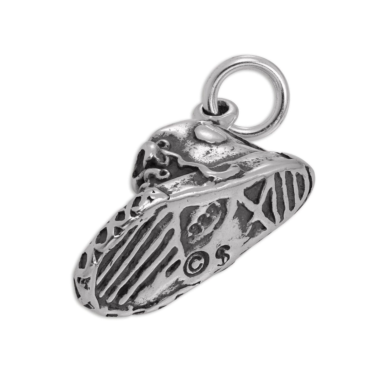 Sterling Silver 3D Trainer Charm