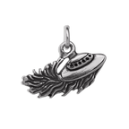 Sterling Silver UFO Landing Charm
