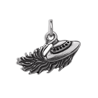 Sterling Silver UFO Landing Charm