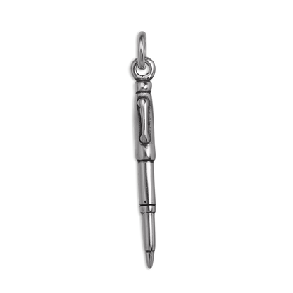Sterling Silver Classic Fountain Pen Charm