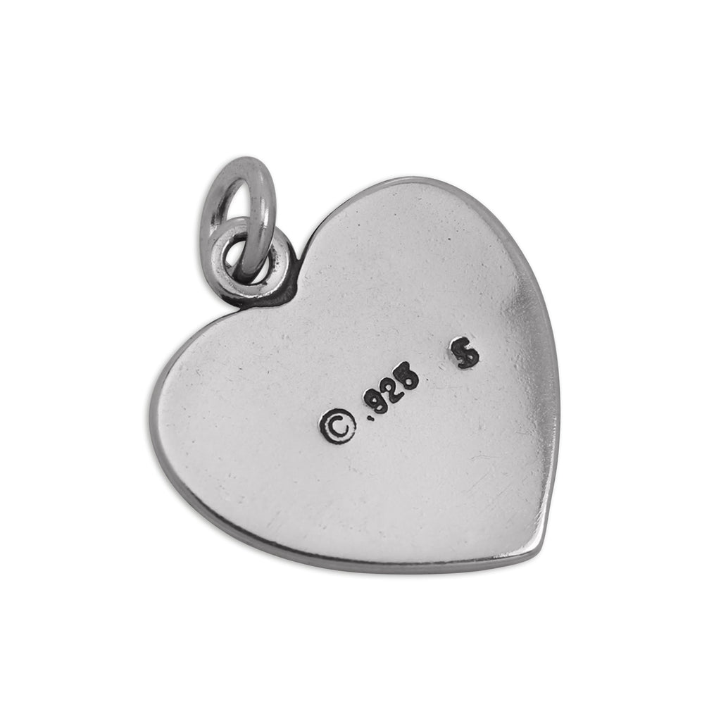 Sterling Silver Love Heart Charm
