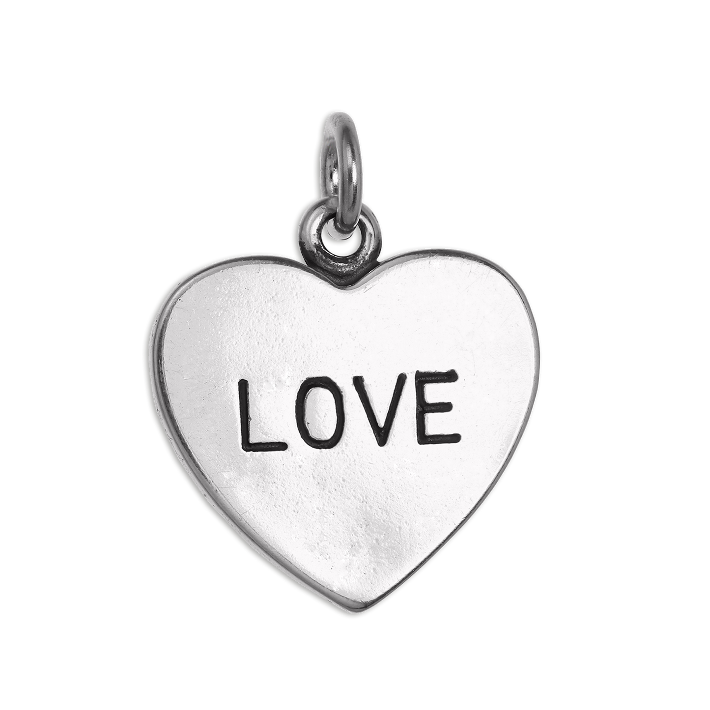Sterling Silver Love Heart Charm