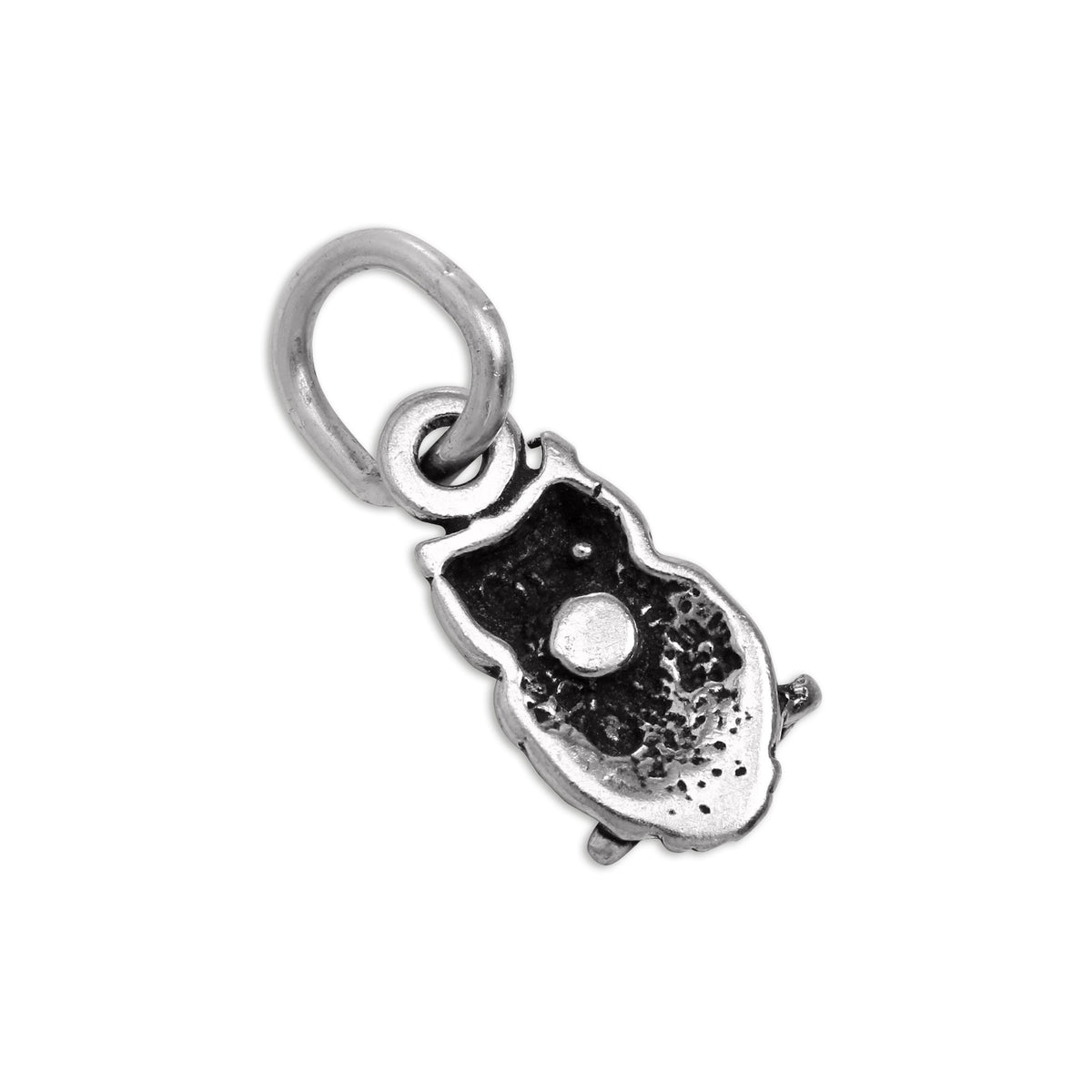 Tiny Sterling Silver Owl Charm