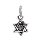Tiny Sterling Silver Star of David Charm