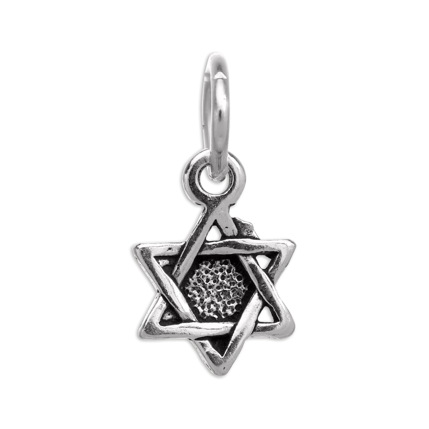 Tiny Sterling Silver Star of David Charm
