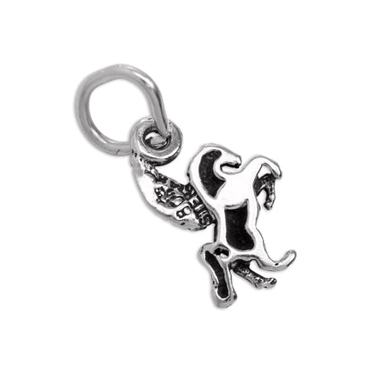 Tiny Sterling Silver Pegasus Charm