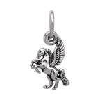 Tiny Sterling Silver Pegasus Charm