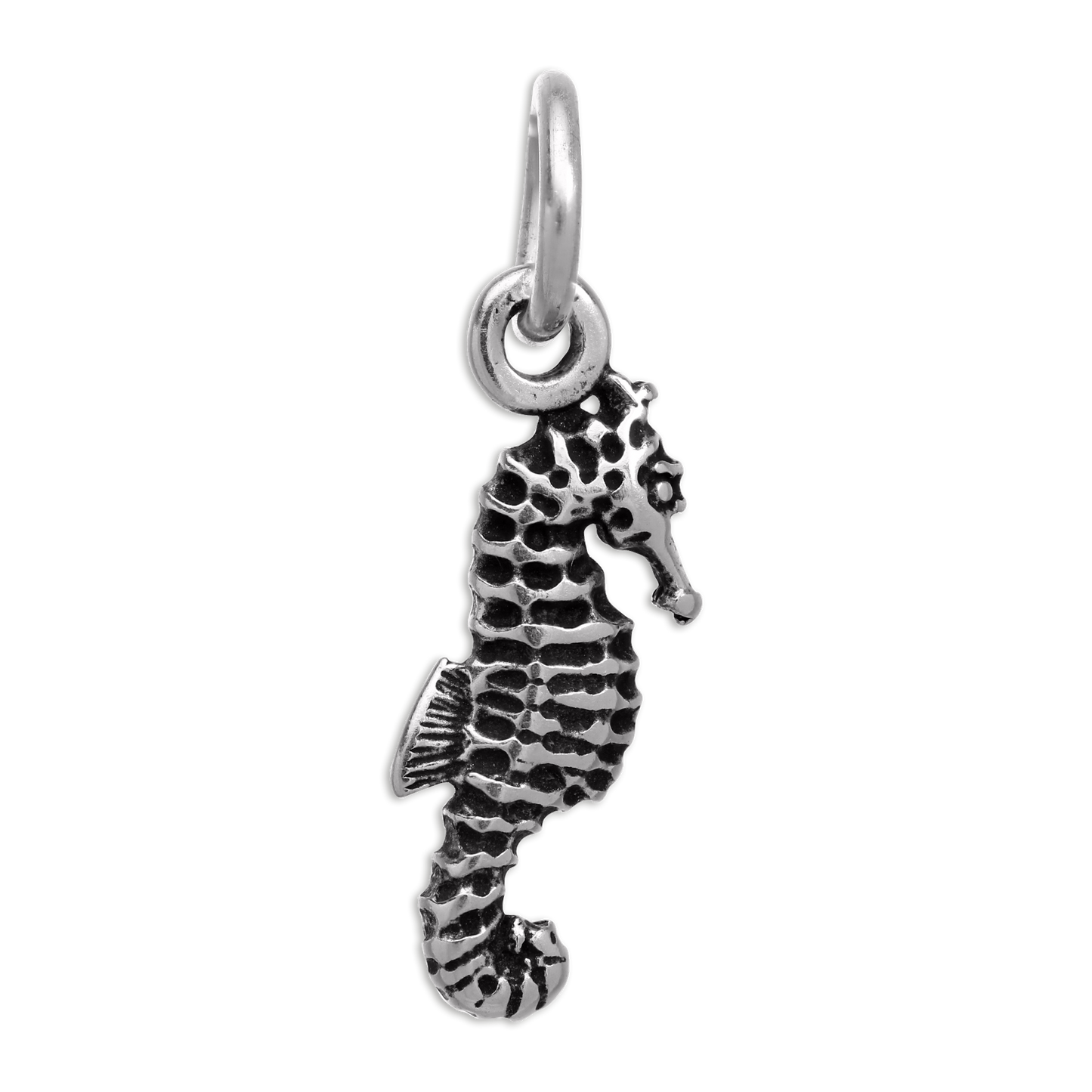 Tiny Sterling Silver Seahorse Charm