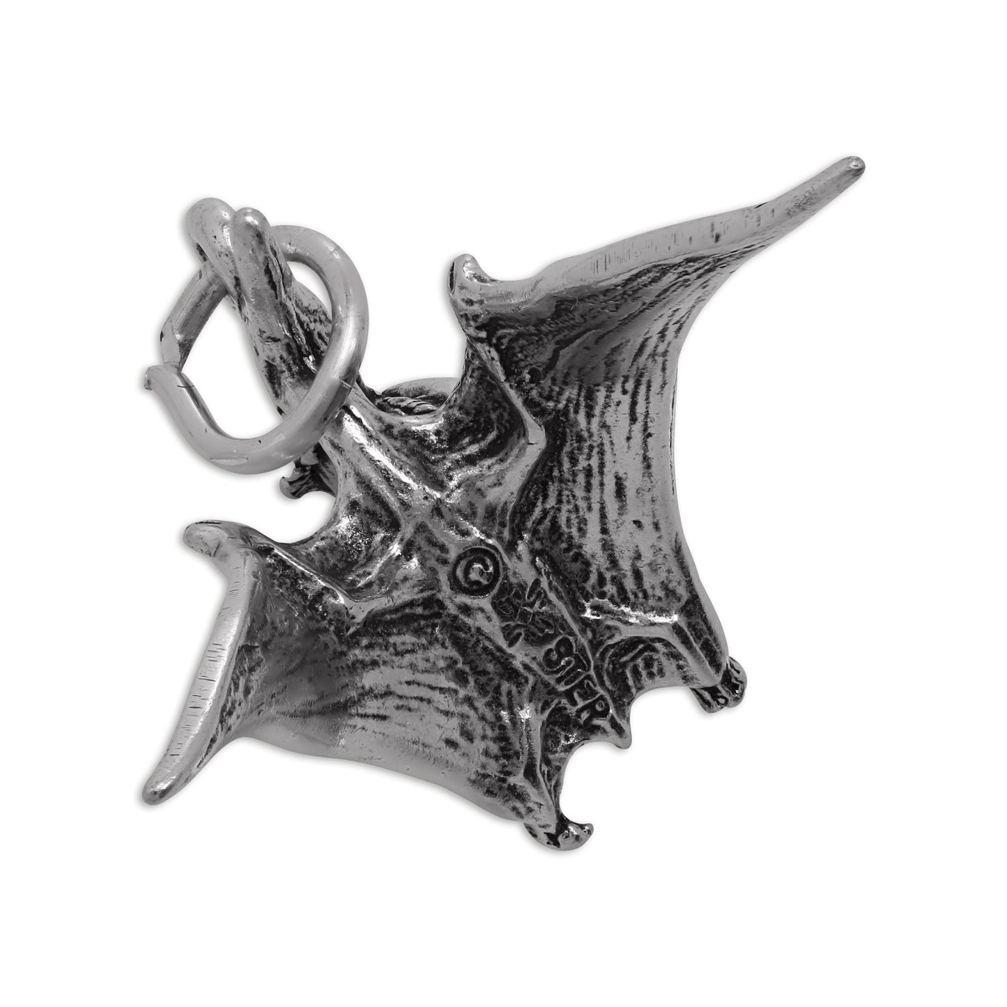 Sterling Silver 3D Pterodactyl Charm