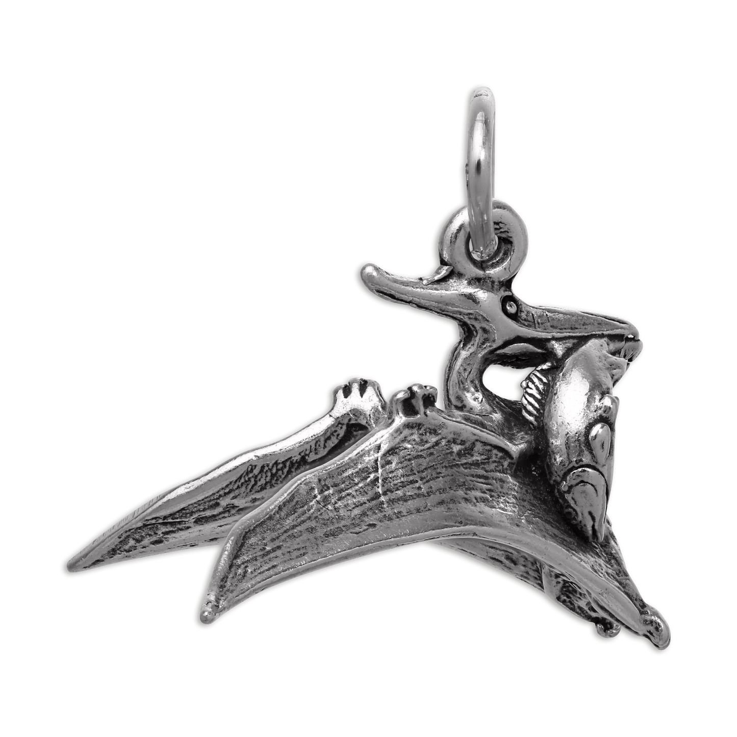 Sterling Silver 3D Pterodactyl Charm