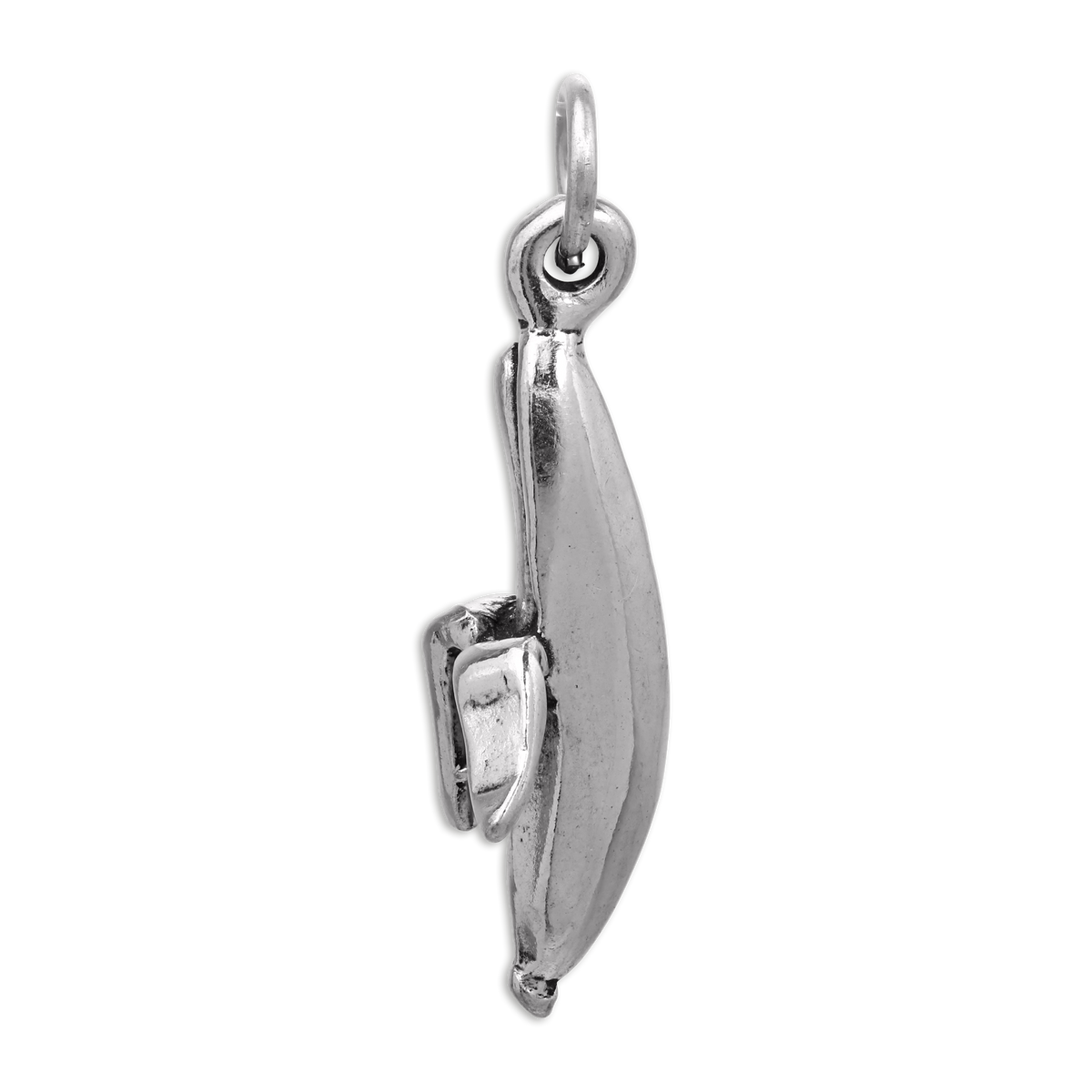 Sterling Silver Peeled Banana Charm