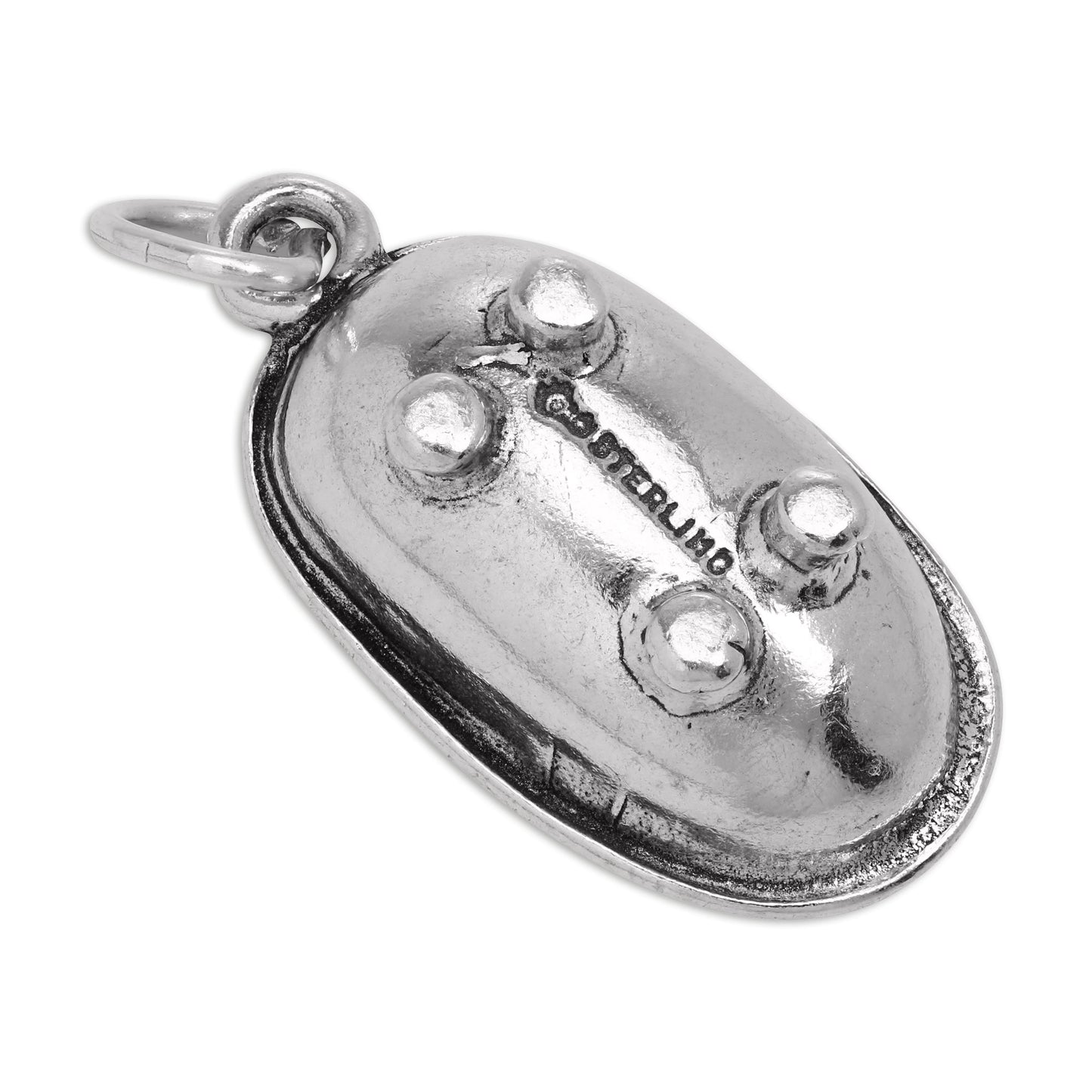 Sterling Silver 3D Bathtub Charm
