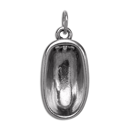 Sterling Silver 3D Bathtub Charm