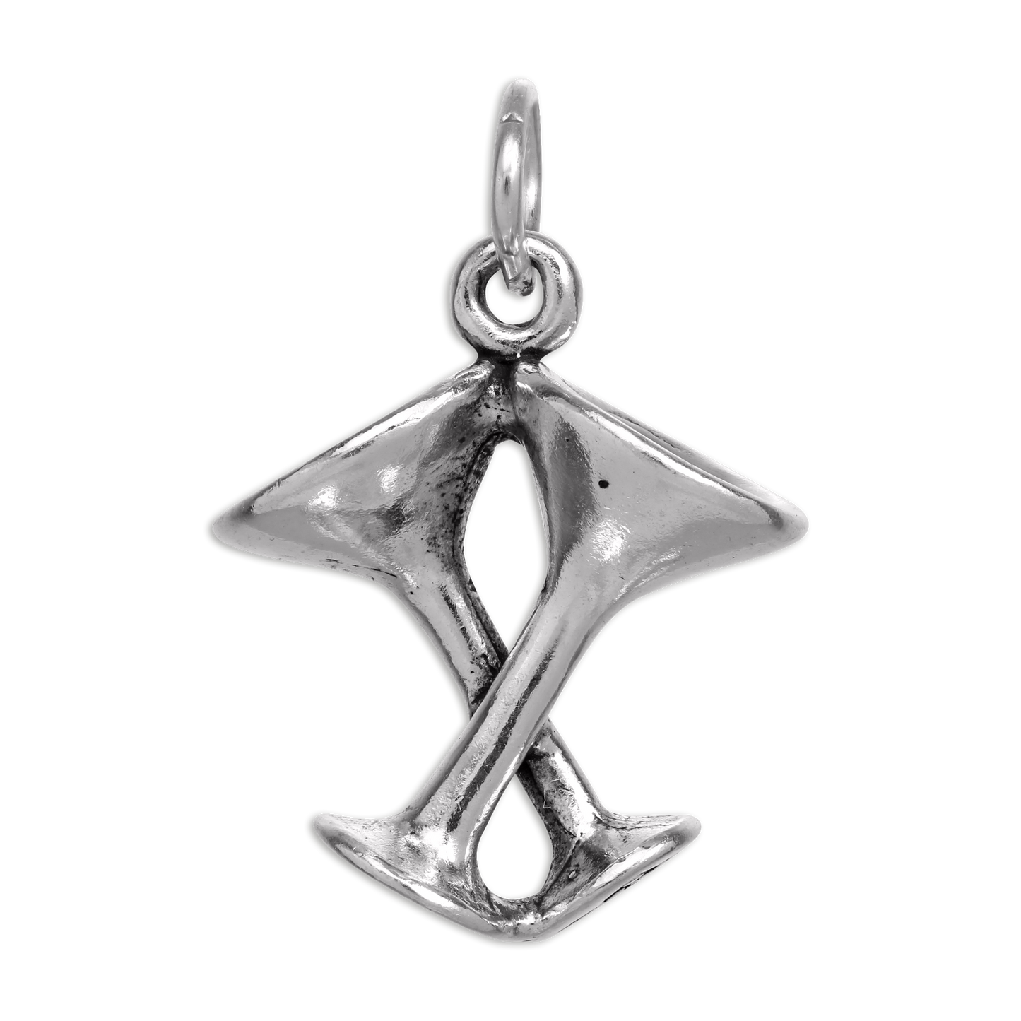 Sterling Silver Cocktail Glasses Charm